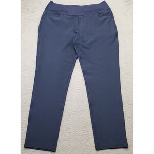 PUMA PWRSHAPE Golf Pants Womens 2XL Blue Stretch High Waist Straight Leg Pull On